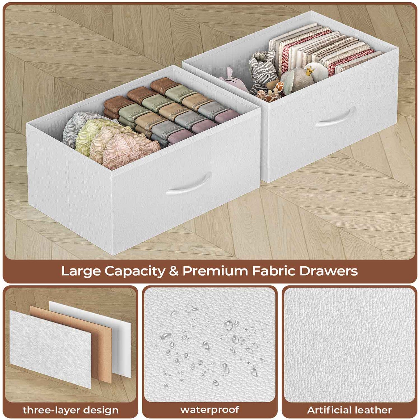 Corner L Shaped LED TV Stand Convertible Dresser White